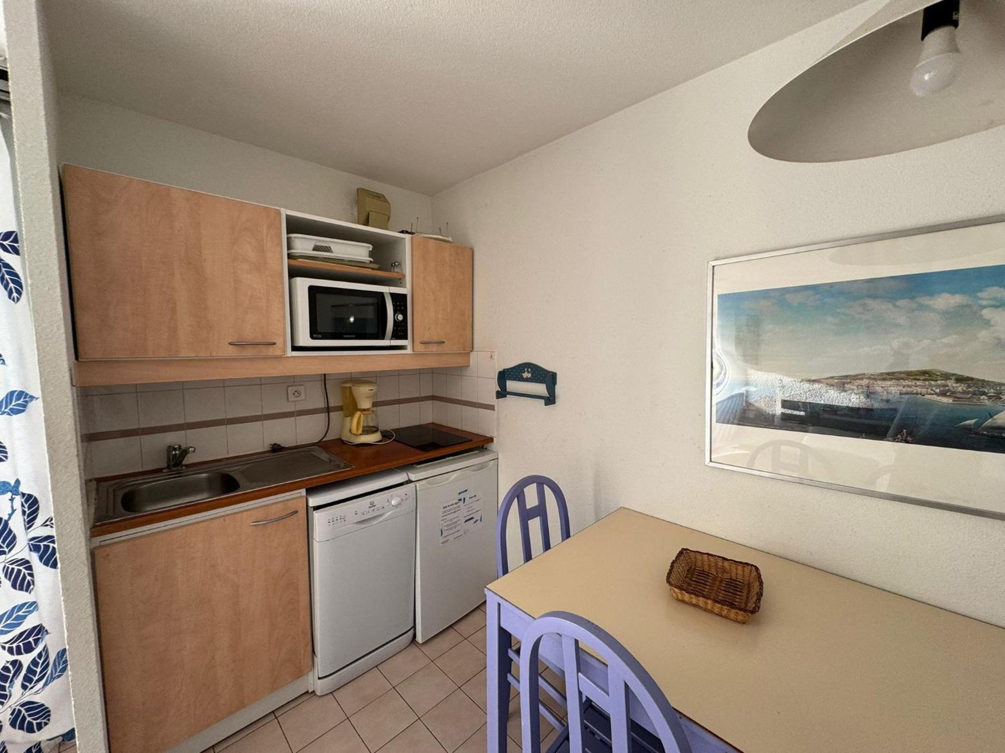 Studio Vue Mer Avec Pkg, Piscine, Tennis, Plage Direct Сет Екстер'єр фото