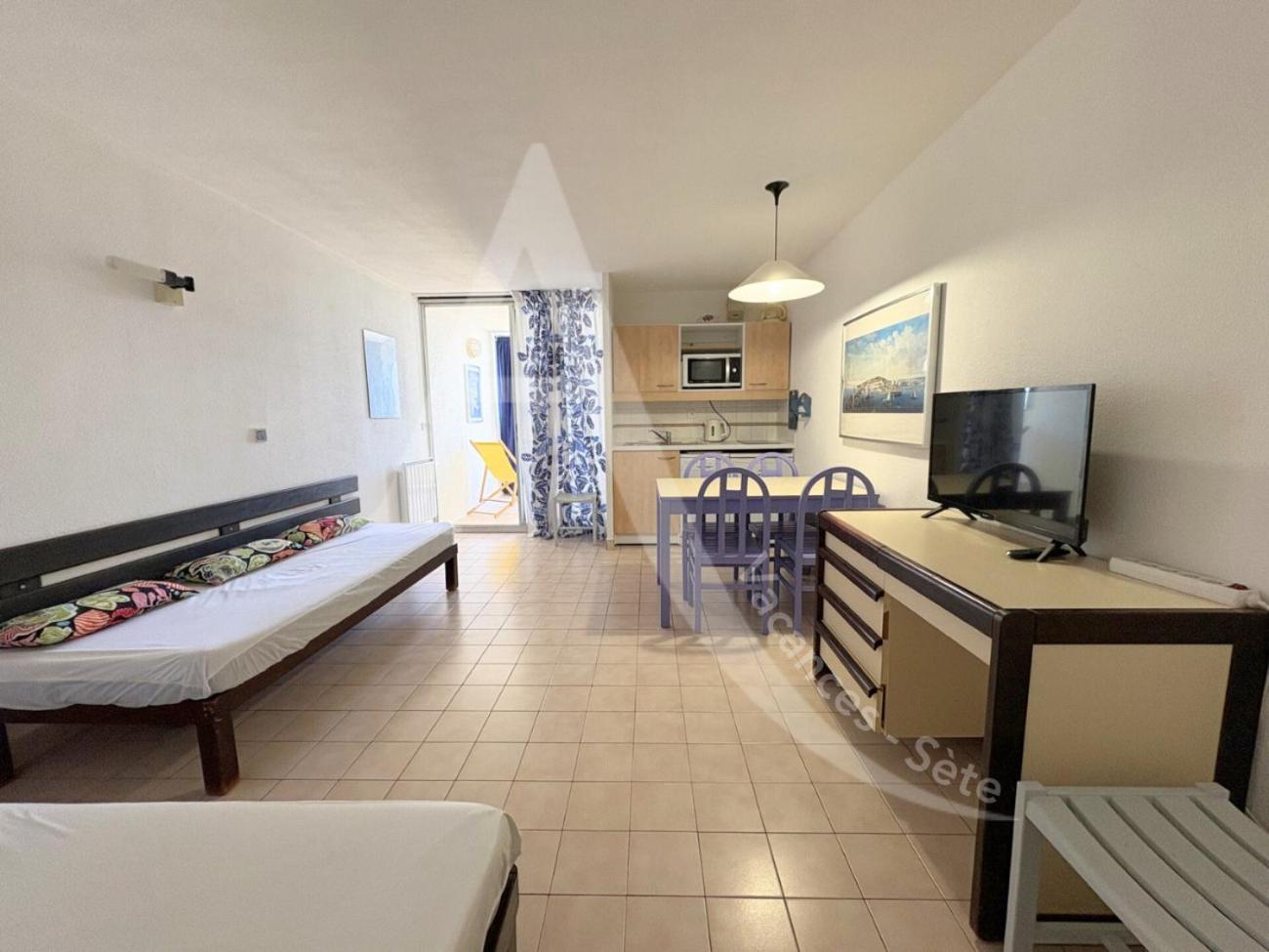 Studio Vue Mer Avec Pkg, Piscine, Tennis, Plage Direct Сет Екстер'єр фото